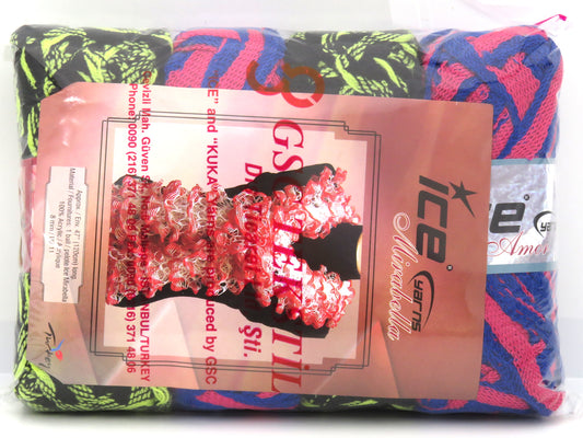 Mixed Lot Multicolor Scarf Yarns