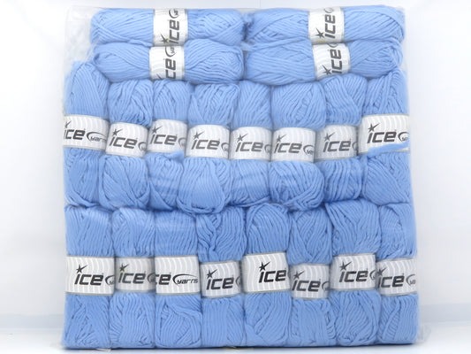 Mixed Lot Multicolor Acrylic Bulky Yarns