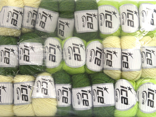 Mixed Lot Multicolor Plain Yarns