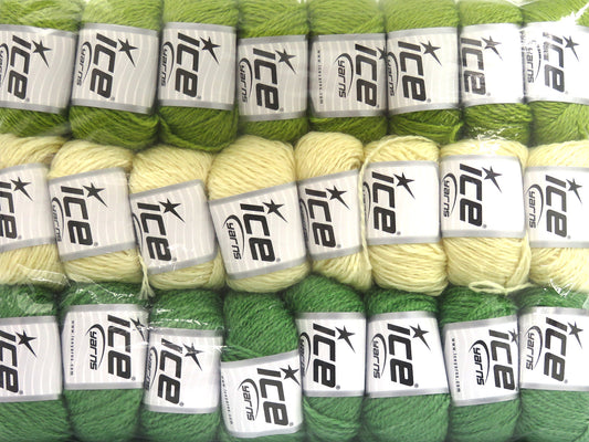 Mixed Lot Multicolor Plain Yarns