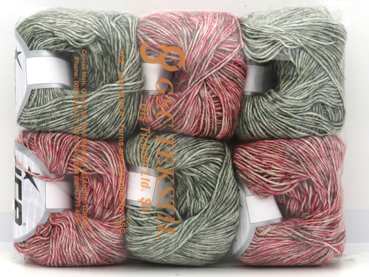 Mixed Lot Multicolor Winter Yarns