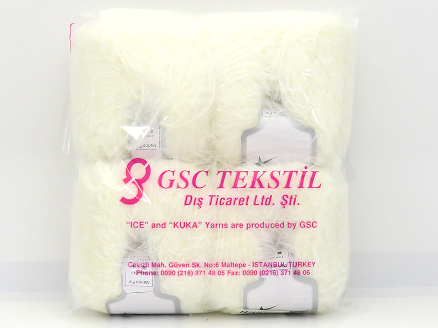 Mixed Lot Multicolor Merino Fur Yarns fnt2-83324