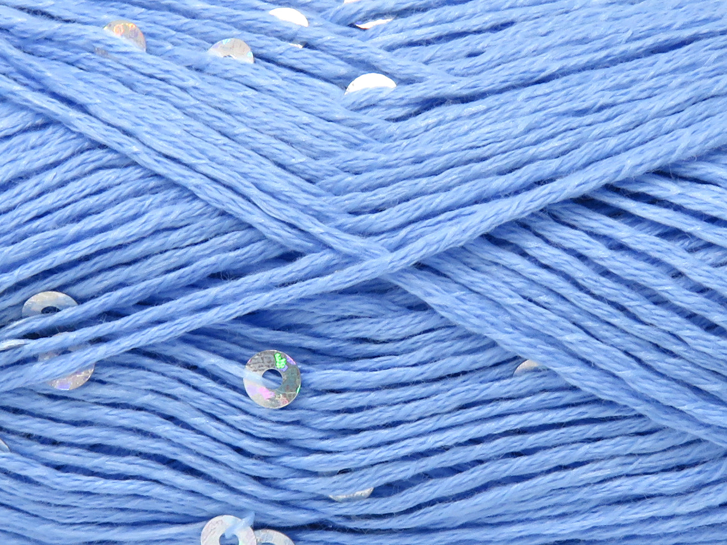 Natürliche Baumwolle, leichte Pailletten