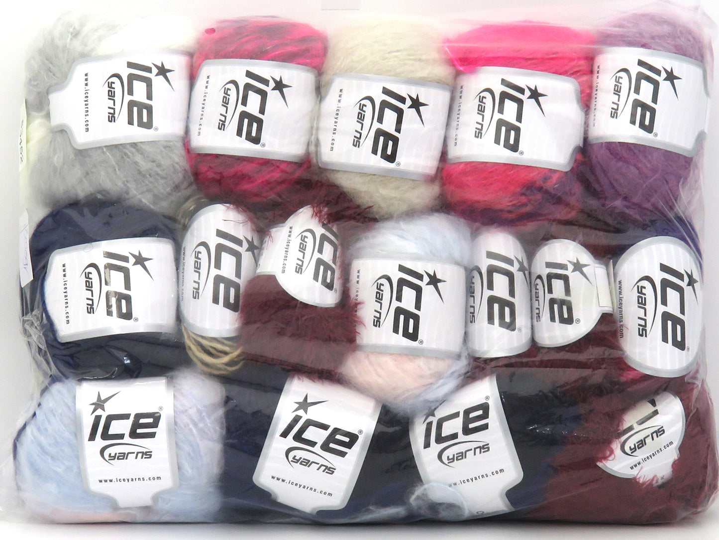 Mixed Lot Multicolor Winter Yarns fnt2-83453