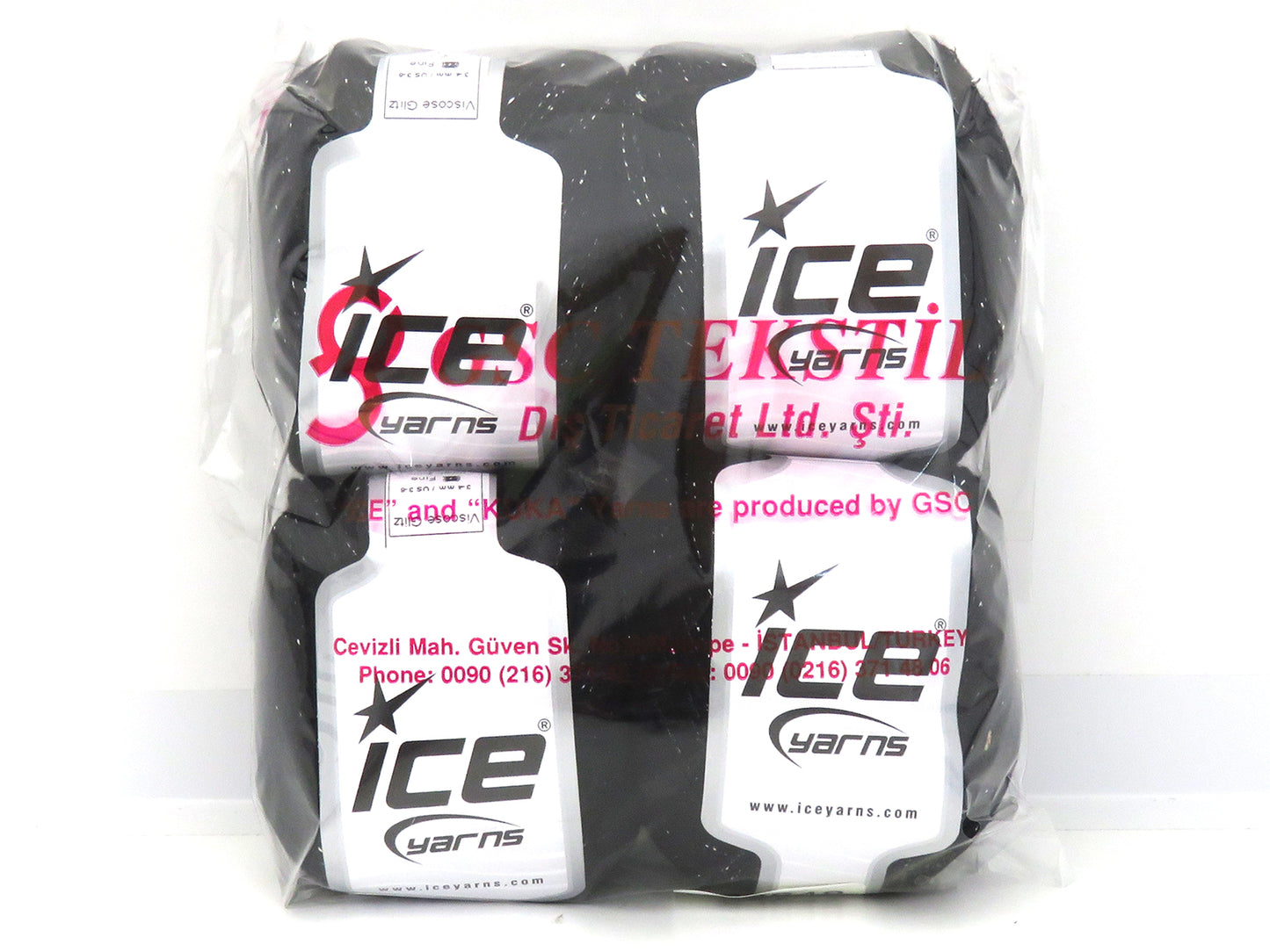 Mixed Lot Multicolor Viscose Glitz Yarns fnt2-83648