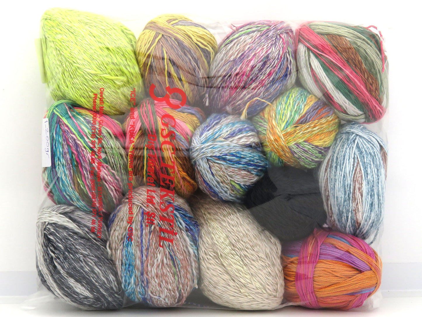 Mixed Lot Multicolor Leftover Summer Yarns fnt2-84362