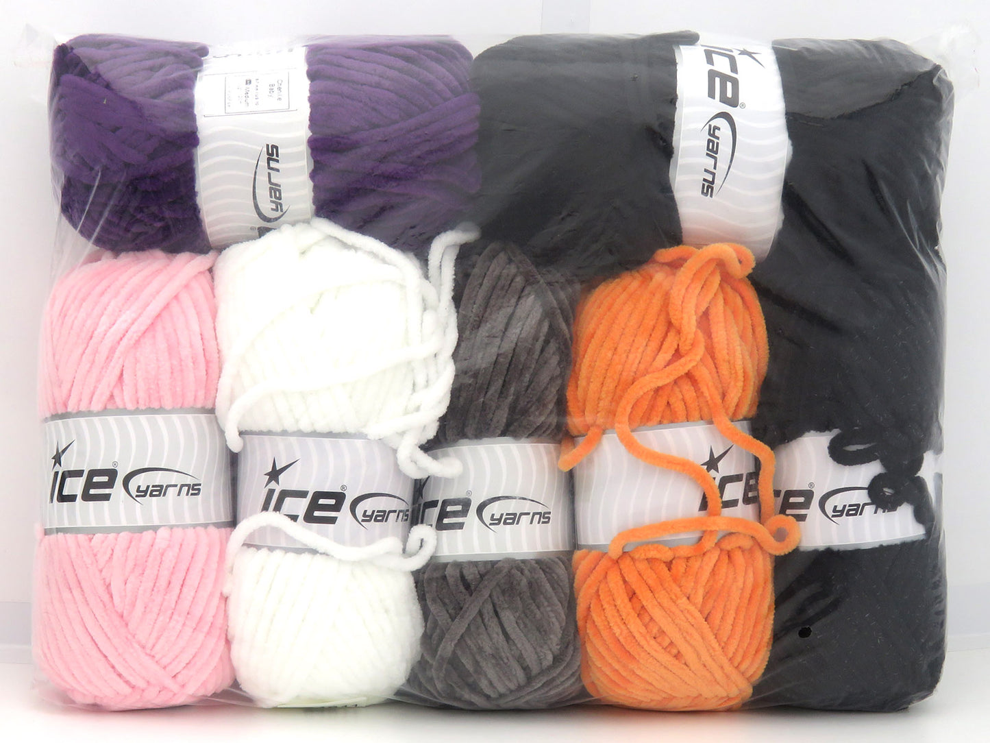 Mixed Lot Multicolor Chenille Types fnt2-84811