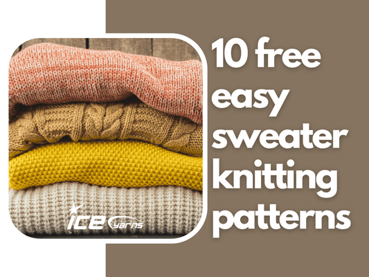 10 Free Easy Sweater Knitting Patterns
