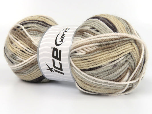 Palatine Self-Striping Acrylic Yarn: Winter Magic