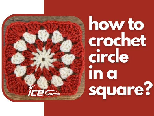 How to Crochet Circle In A Square?