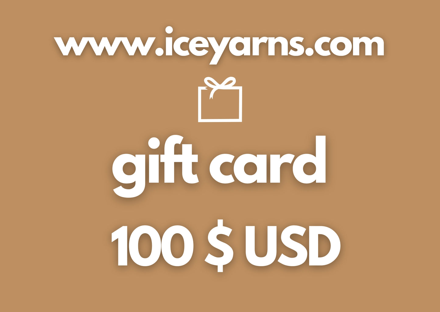 Gift Card $100 USD