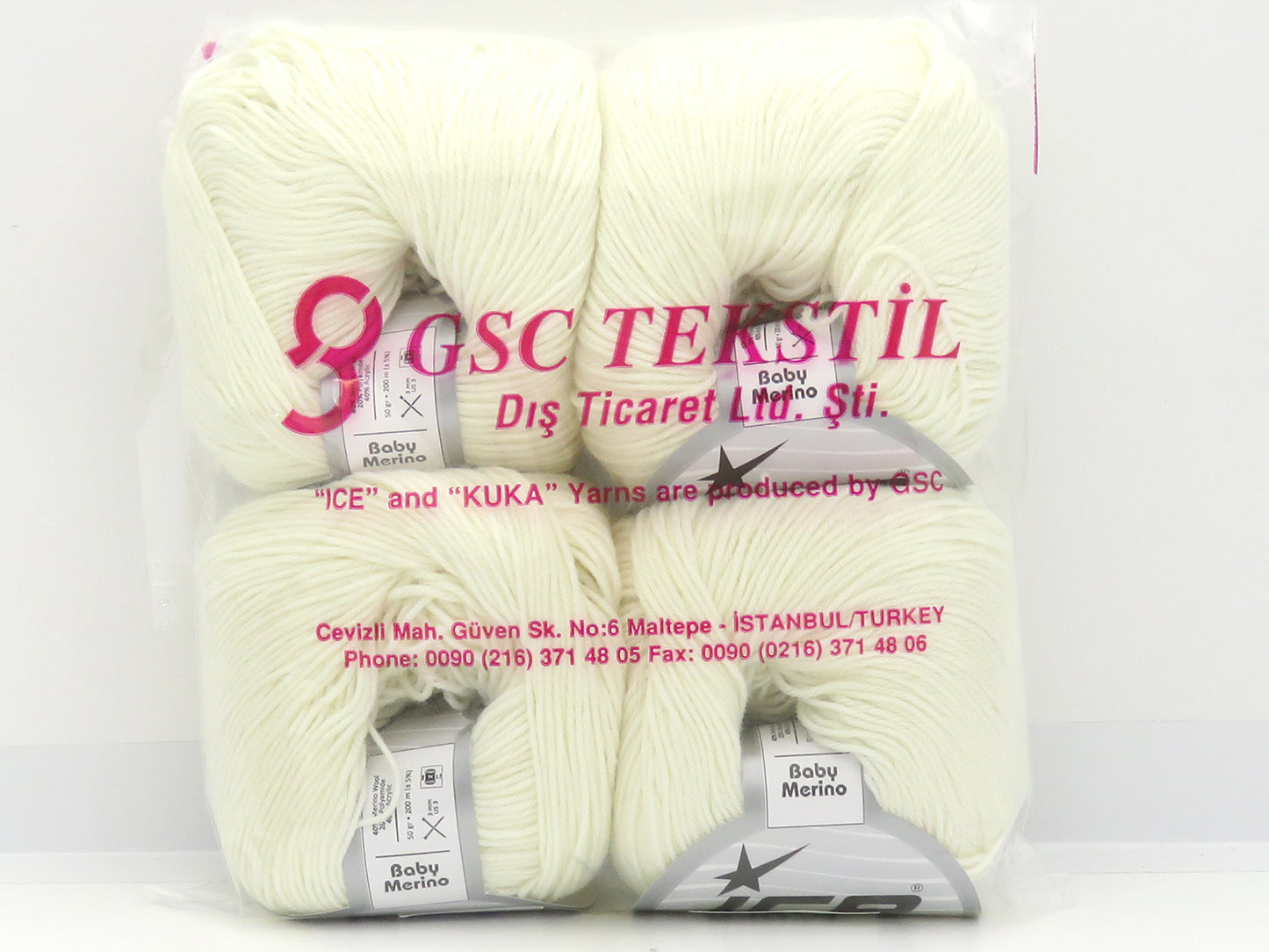 Mixed Lot Multicolor Baby Merino Yarns fnt2-83074