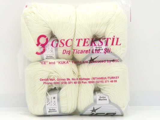 Mixed Lot Multicolor Baby Merino Yarns fnt2-83074