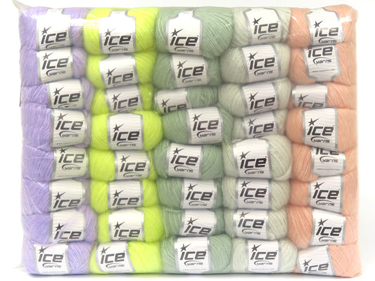 Mixed Lot Multicolor Alice Superfine Yarns