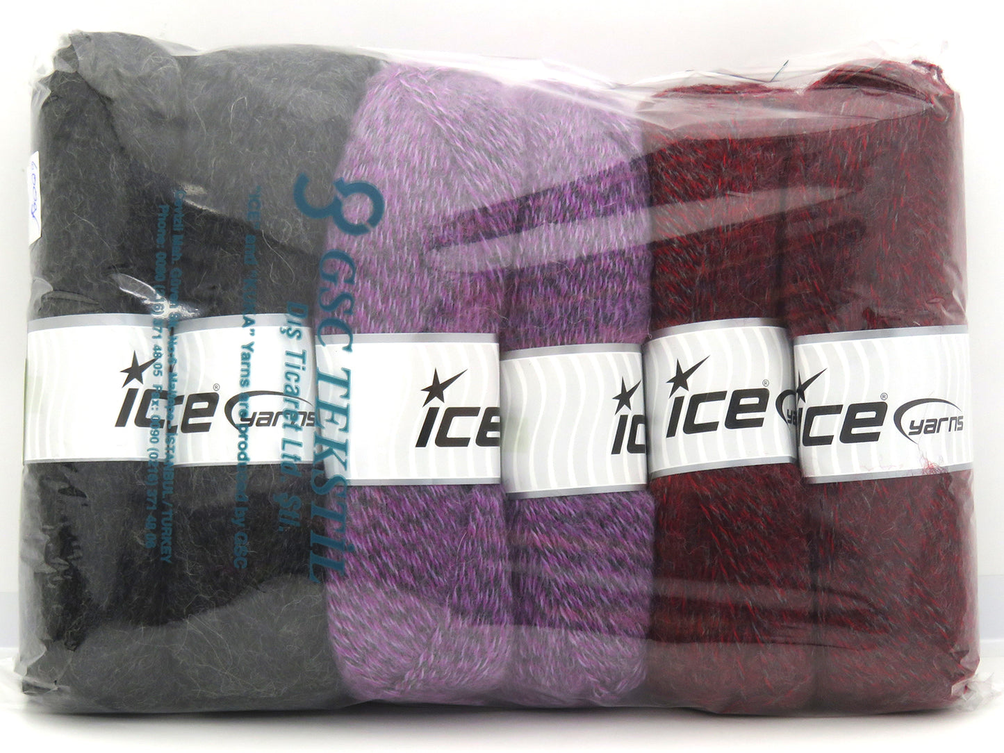 Mixed Lot Multicolor Angora Yarns fnt2-83120