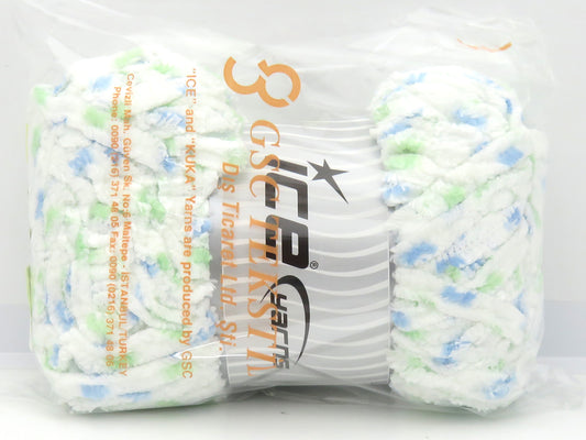 Mixed Lot Multicolor Chenille Bulky Yarns fnt2-83197