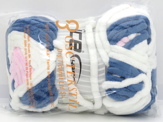 Mixed Lot Multicolor Chenille Bulky Yarns fnt2-83198