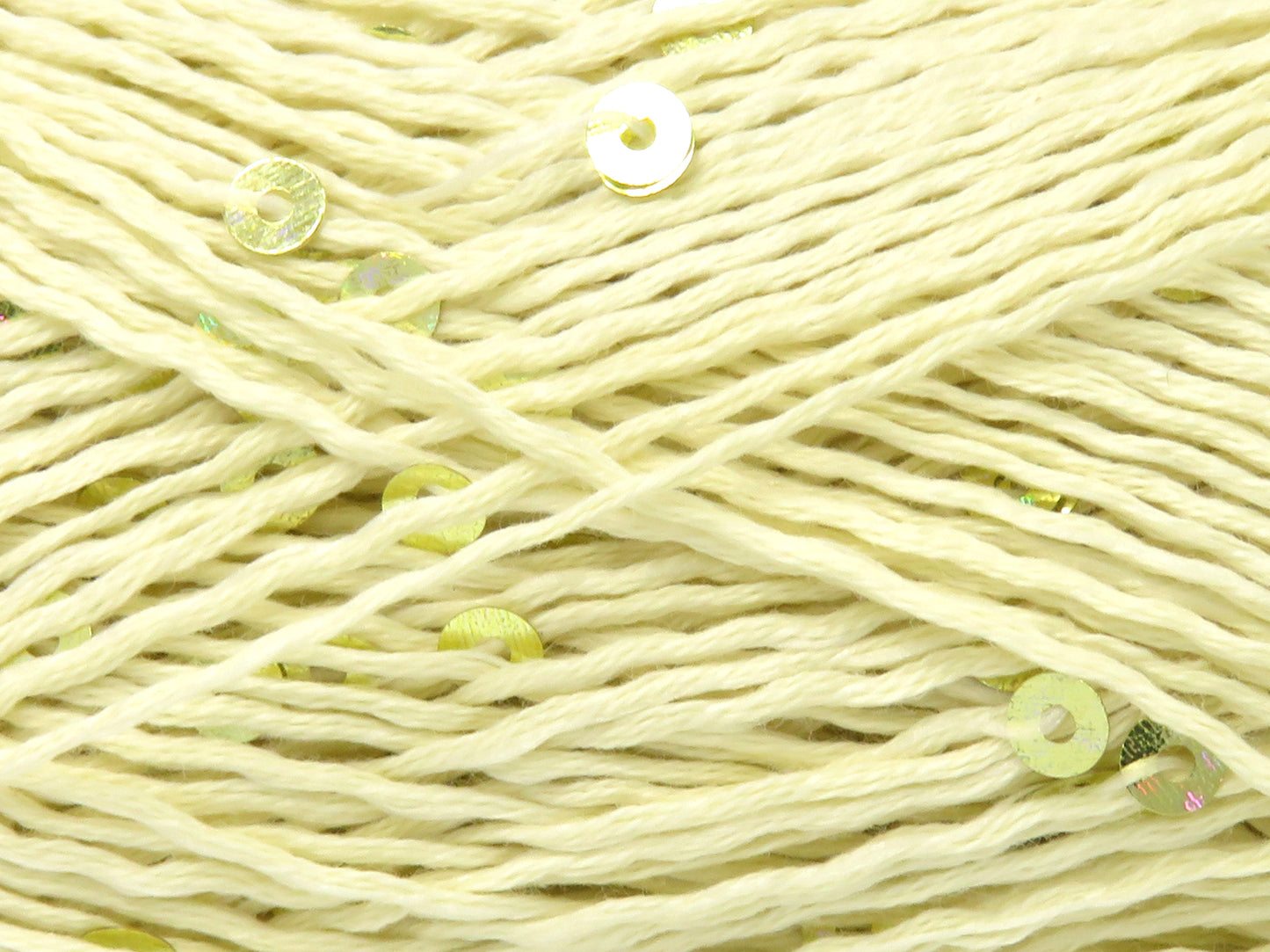 Natürliche Baumwolle, leichte Pailletten