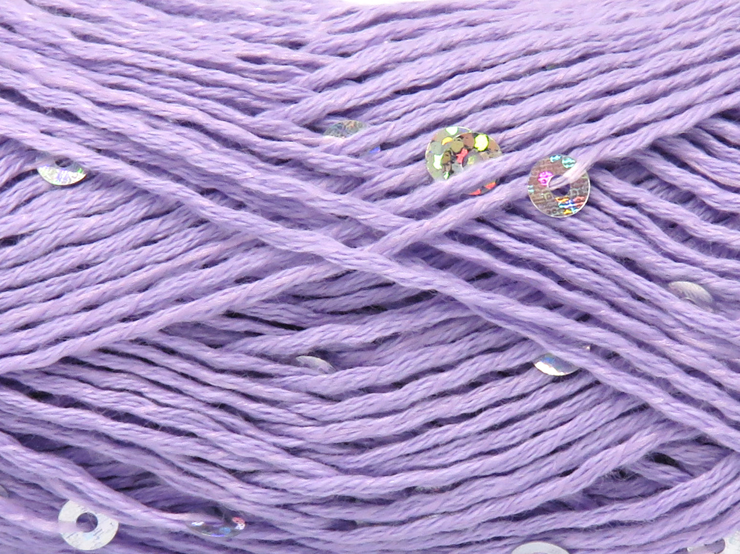 Natürliche Baumwolle, leichte Pailletten