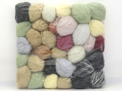 Mixed Lot Multicolor Leftover Glitz Yarns fnt2-83430