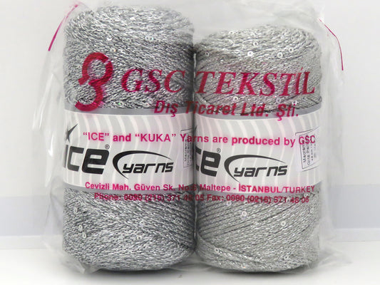 Mixed Lot Multicolor Macrame Glitz Paillette Yarns fnt2-83649