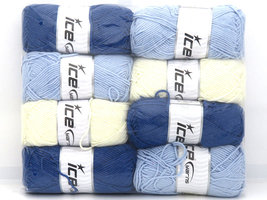 Mixed Lot Multicolor Lorena Worsted Yarns fnt2-83665