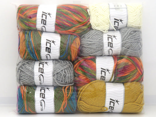 Mixed Lot Multicolor Acrylic Types fnt2-83668