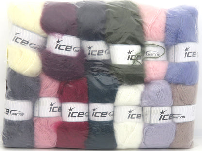 Mixed Lot Multicolor Mohair Classic Yarns fnt2-84316