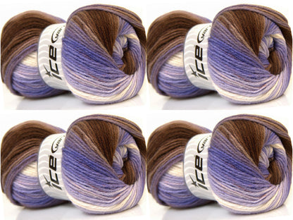 Magic Light Brown, Lilac, White Sku:fnt2-22024