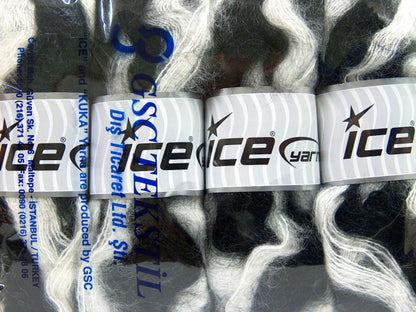 Bermuda Mohair Black, White Sku:fnt2-35061