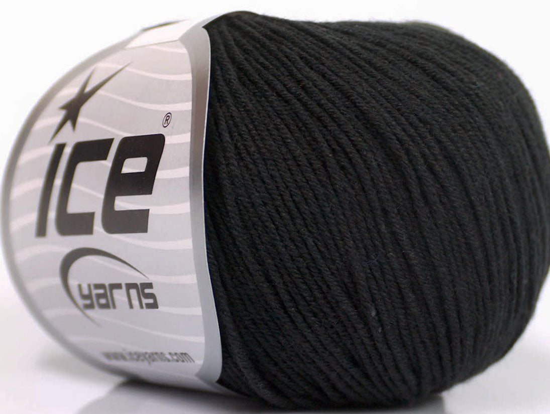 Amigurumi Cotton Black Sku:fnt2-51214