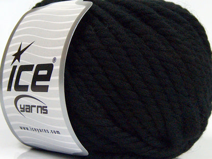 Jumbo Pure Wool Black fnt2-68002