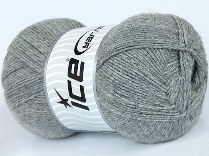 Virgin Wool Sock Grey fnt2-73948