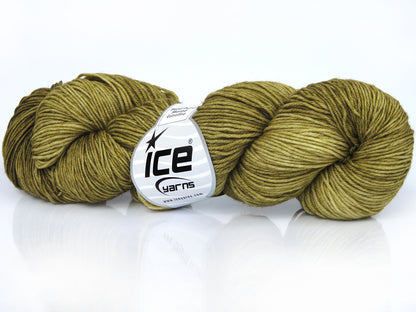 Hand Dyed Merino Extrafine Golden Olive fnt2-77602