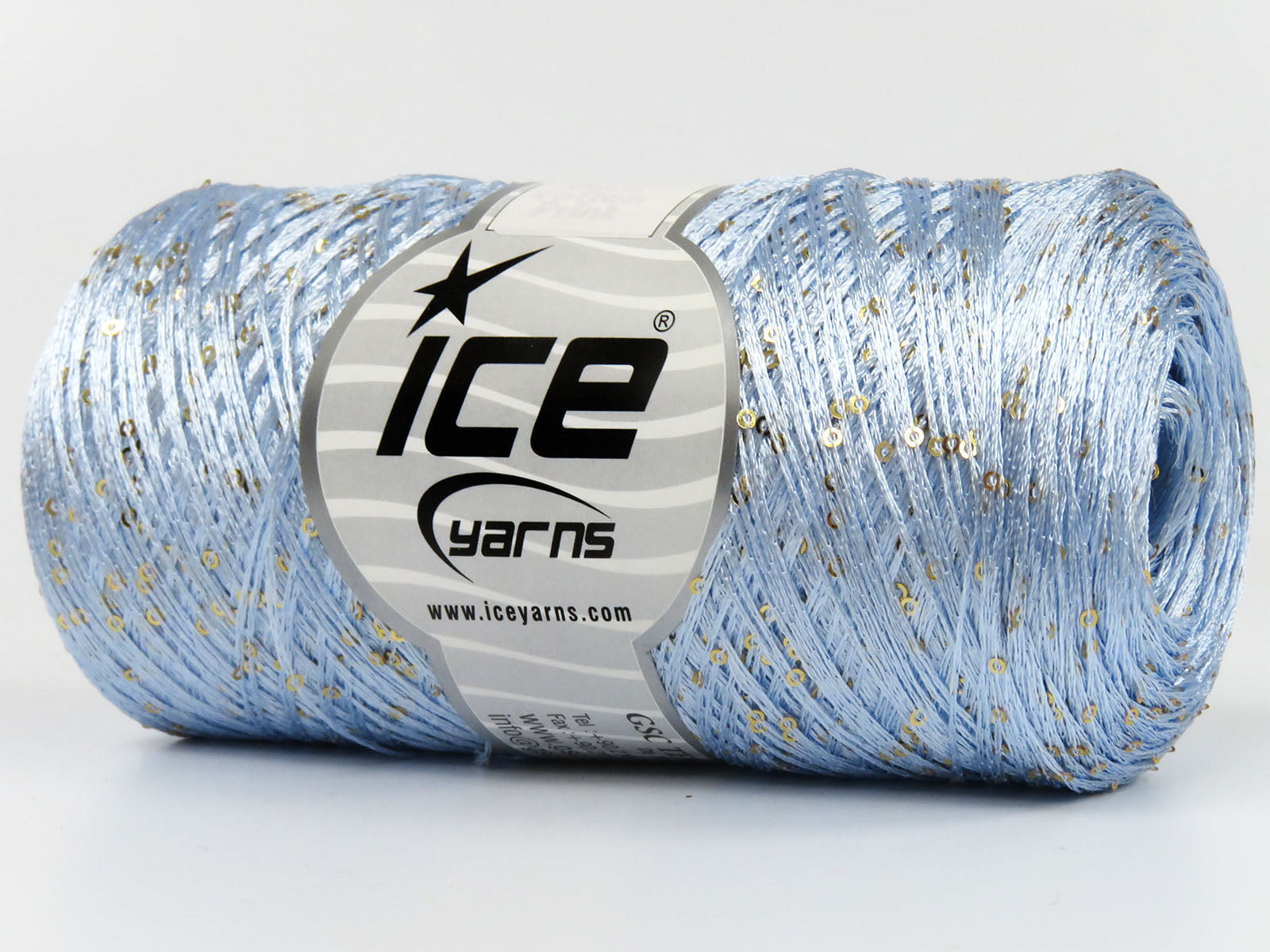 Petite Paillette Cone Light Blue fnt2-78429