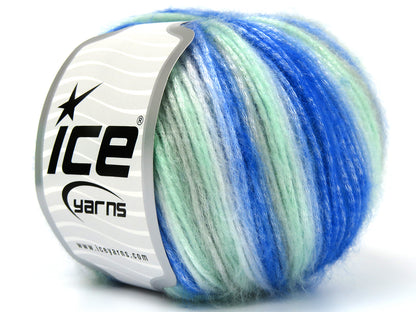 Picasso Blue, White, Light Grey, Mint Green fnt2-78642