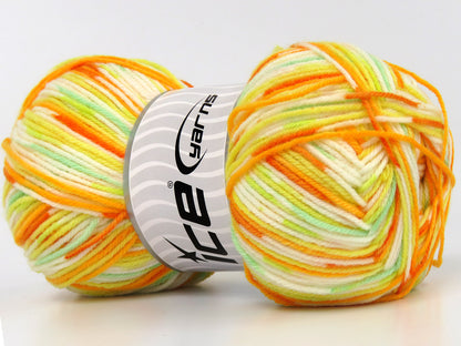Star Baby White, Mint Green, Orange, Yellow fnt2-79867