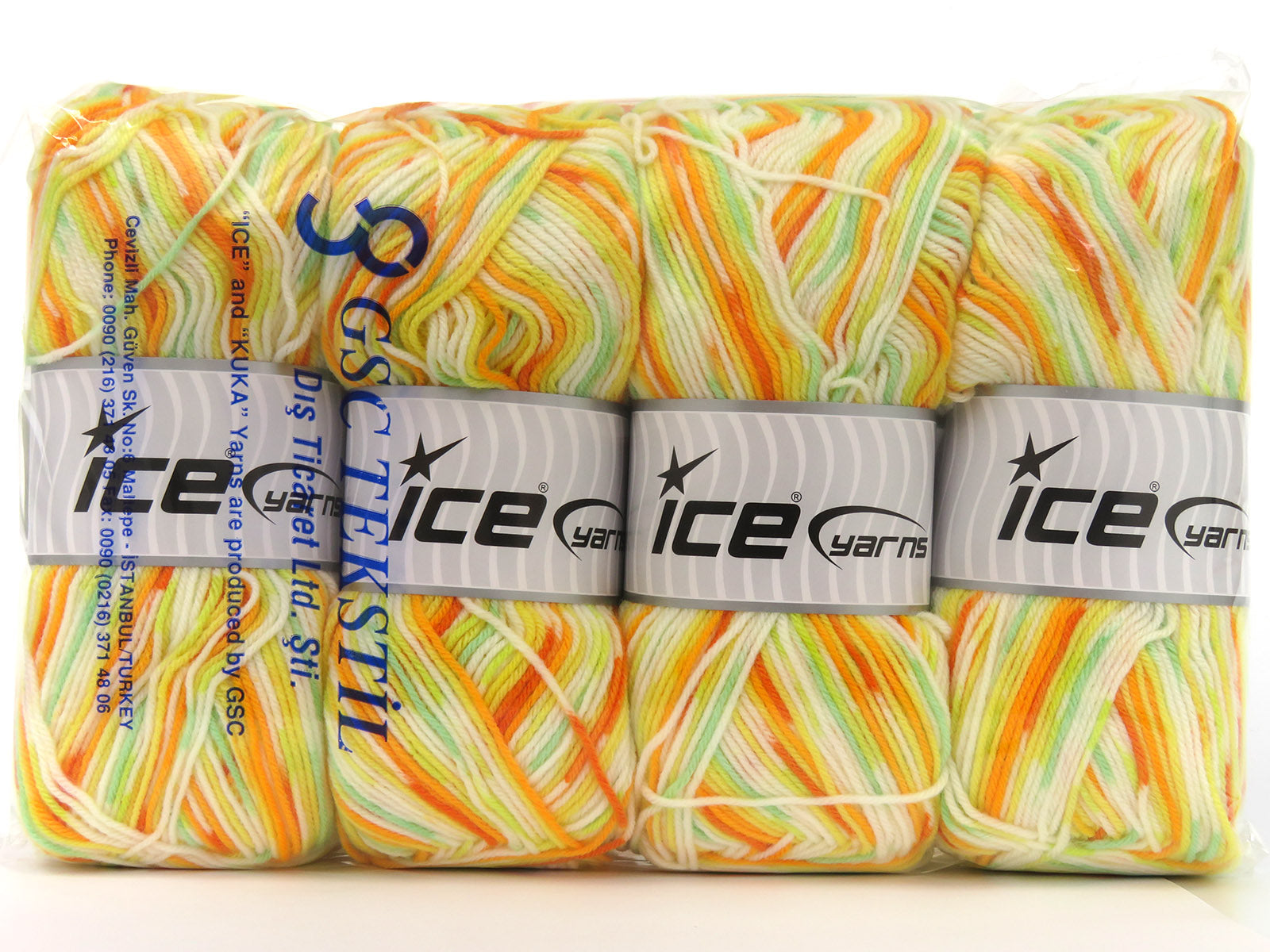 Star Baby White, Mint Green, Orange, Yellow fnt2-79867