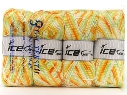 Star Baby White, Mint Green, Orange, Yellow fnt2-79867