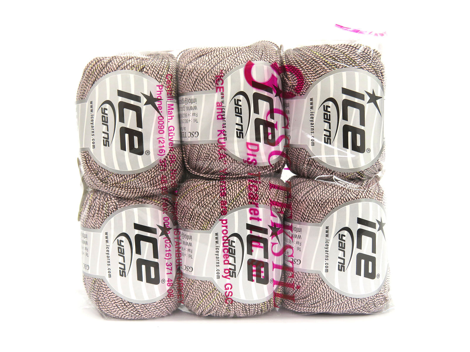 Cotton Glitz Powder Pink fnt2-80458