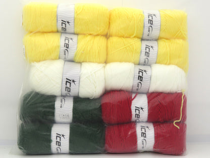 Mixed Lot Multicolor Saver Yarns fnt2-81438