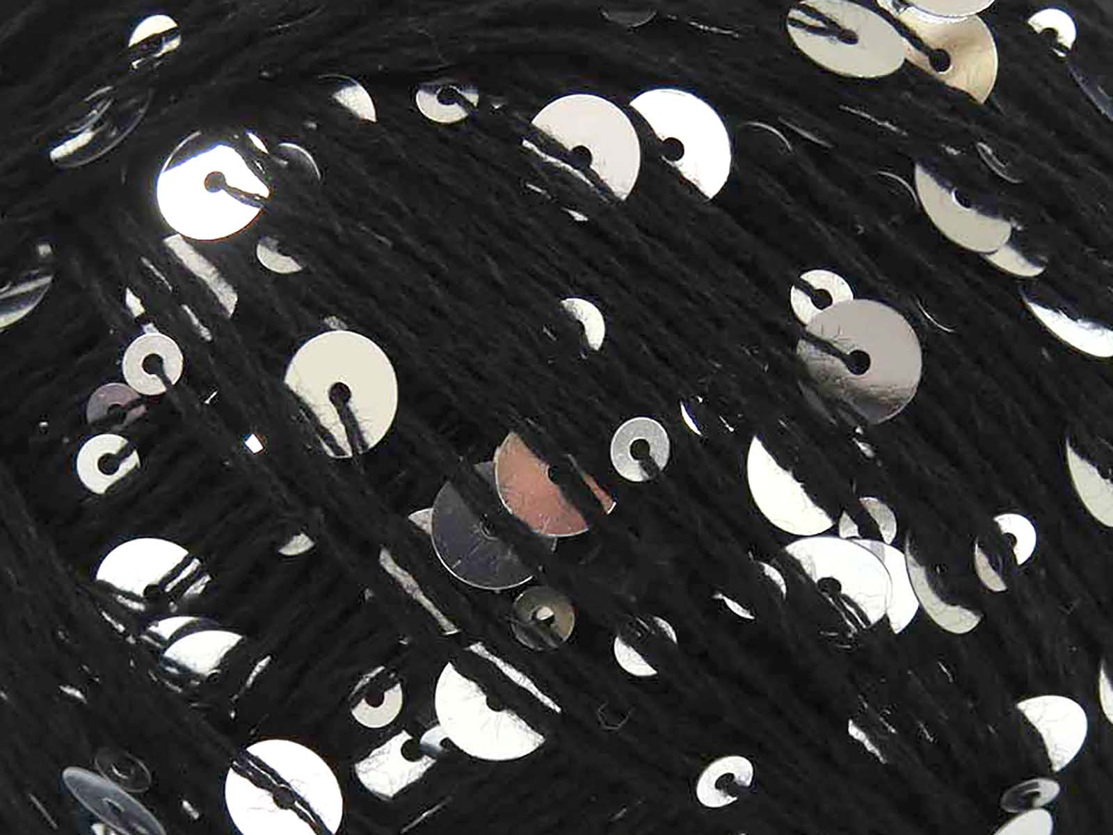 Cotton Paillette Black fnt2-81553
