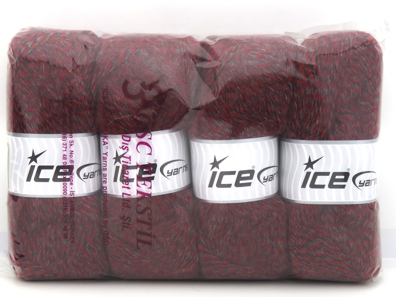 Angora Red, Maroon, Grey fnt2-82726