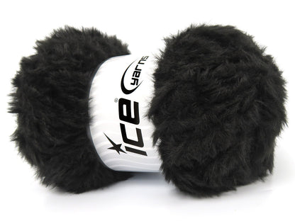 Bunny Fur Black Sku:fnt2-82962