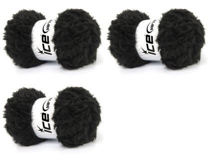 Bunny Fur Black Sku:fnt2-82962