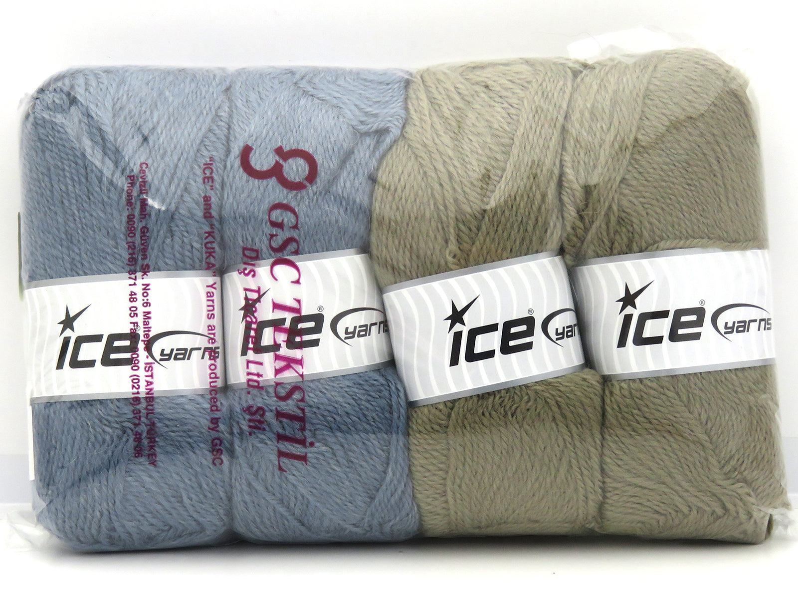 Mixed Lot Multicolor Angora Luxe Yarns fnt2-83118