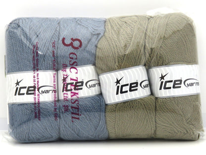 Mixed Lot Multicolor Angora Luxe Yarns fnt2-83118