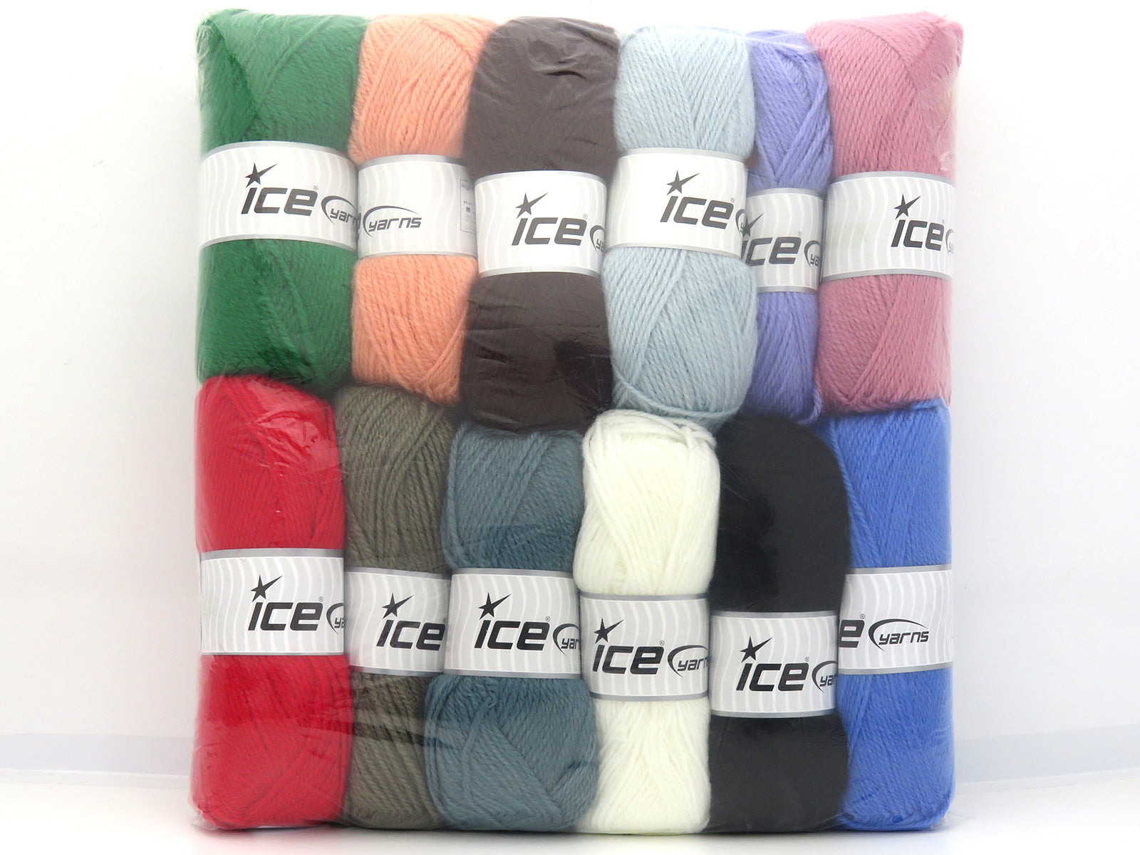 Mixed Lot Multicolor Angora Luxe Yarns fnt2-83140