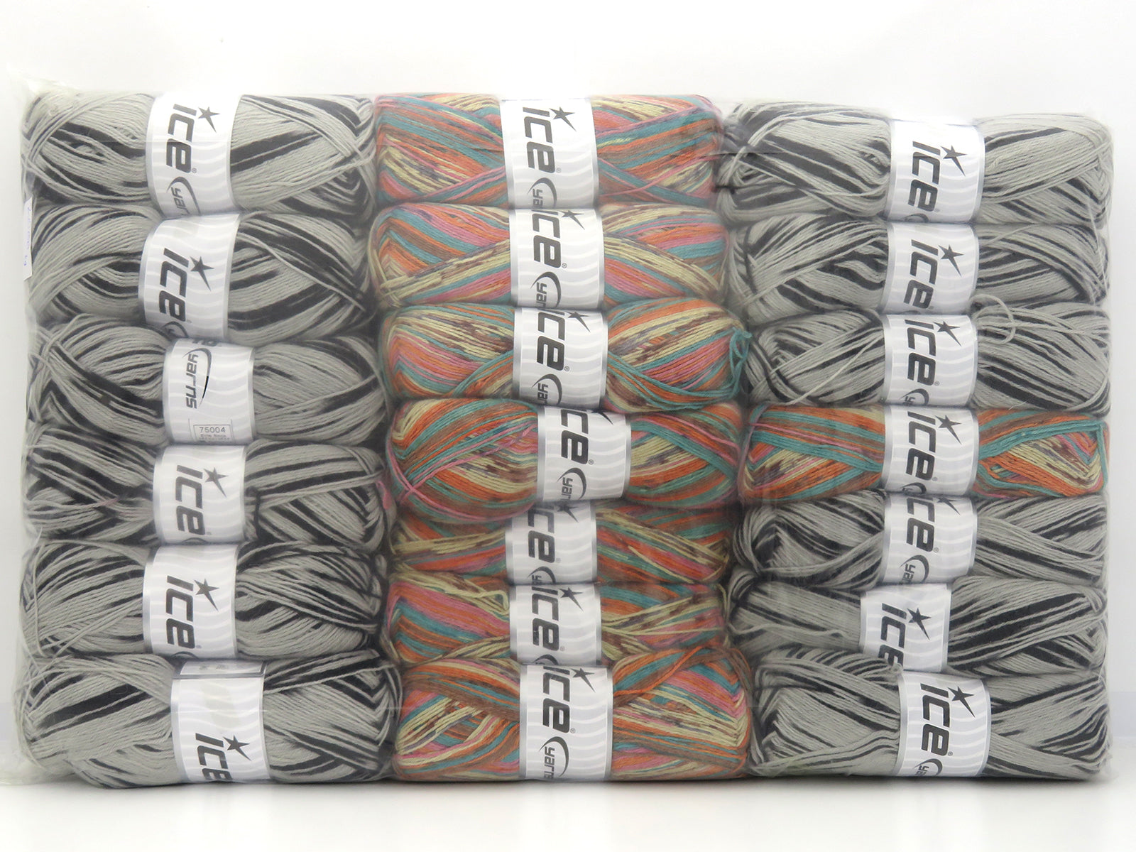 Mixed Lot Multicolor Sock Yarns fnt2-83143