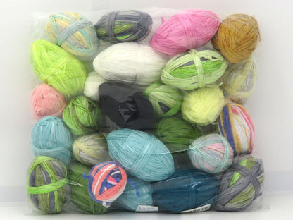 Mixed Lot Multicolor Leftover Summer Yarns fnt2-83418